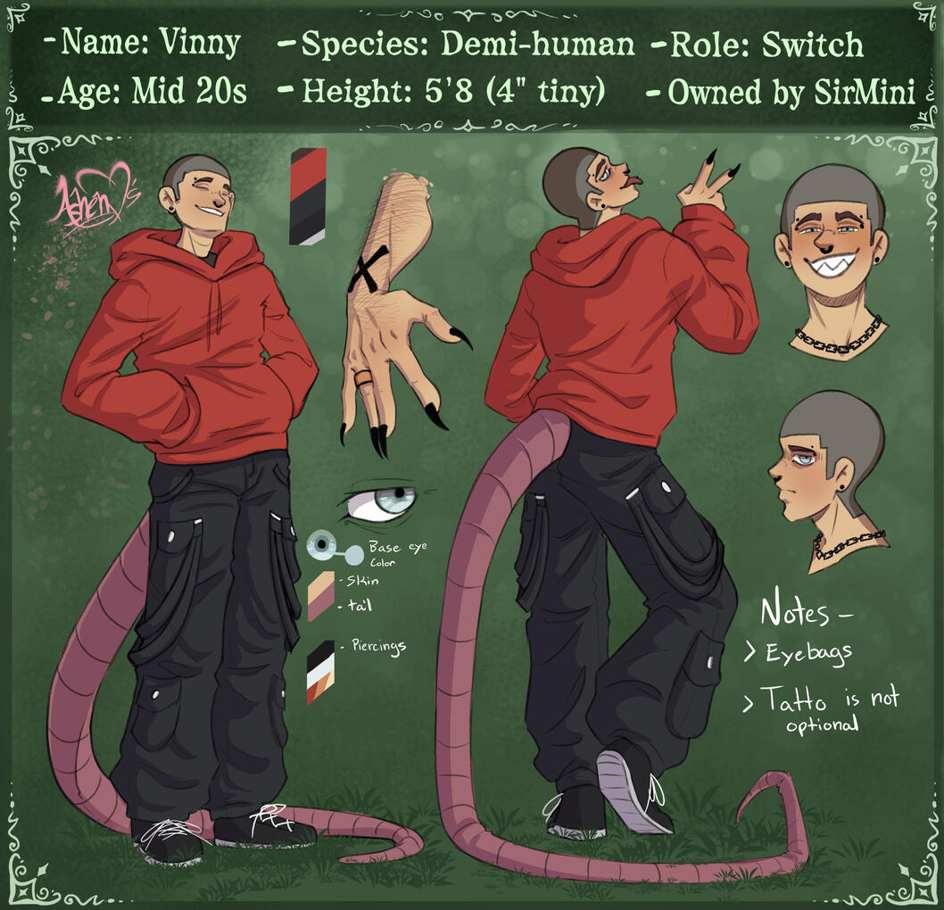 SirMini Ref Sheet SirMini Ref Sheet